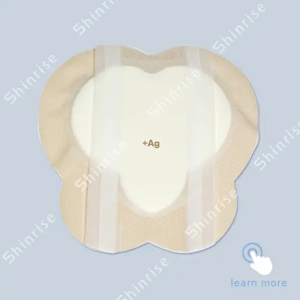 Silicone Foam Dressing With Ag For Sacrum