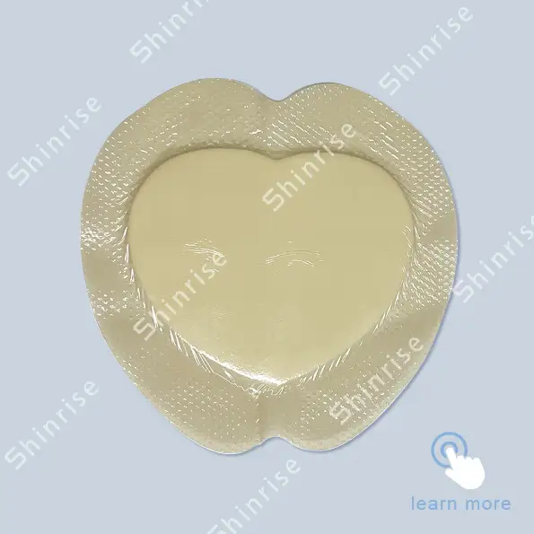 Silicone Foam Dressing With Ag For Sacrum
