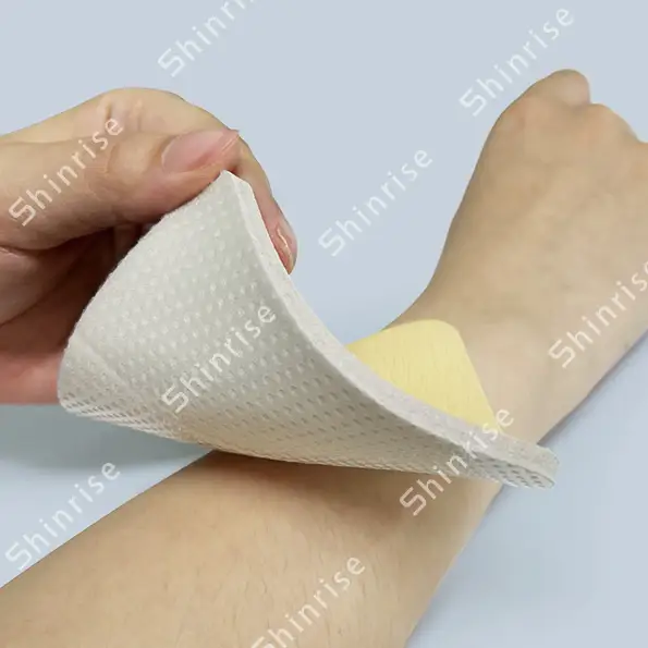 Silver Silicone Foam Dressing Without Border