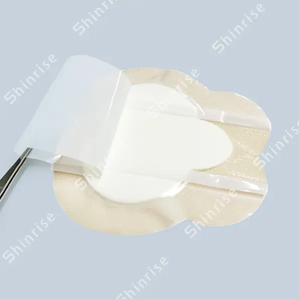 Sacrum Silicone Foam Dressing With Border