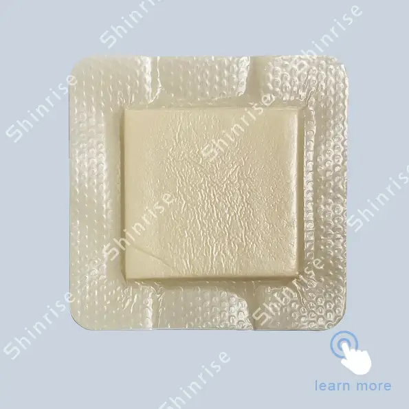 Silicone Foam Dressing With Border